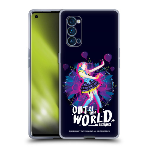Just Dance Artwork Compositions Out Of This World Soft Gel Case for OPPO Reno 4 Pro 5G