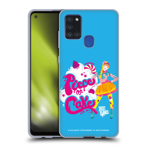 Just Dance Artwork Compositions Piece Of Cake Soft Gel Case for Samsung Galaxy A21s (2020)