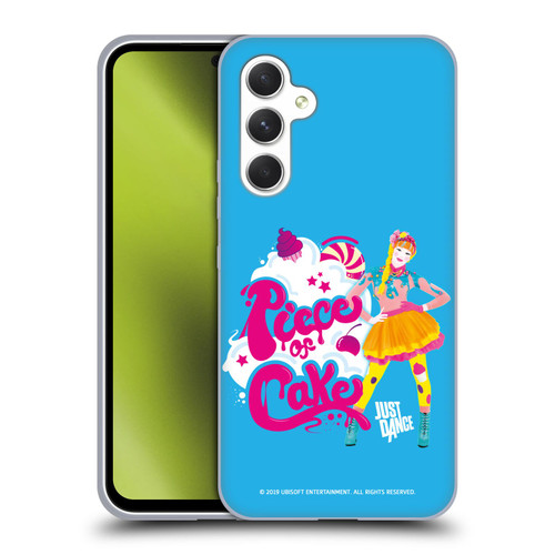 Just Dance Artwork Compositions Piece Of Cake Soft Gel Case for Samsung Galaxy A54 5G