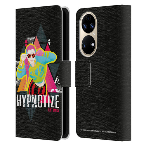 Just Dance Artwork Compositions Hypnotize Leather Book Wallet Case Cover For Huawei P50