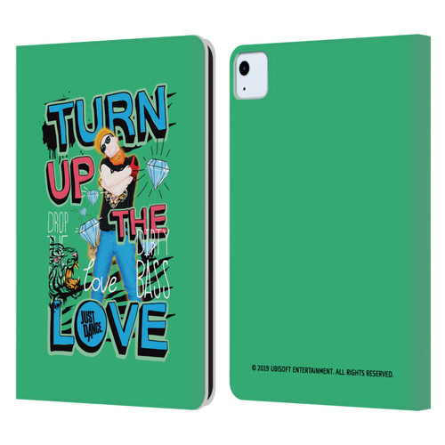 Just Dance Artwork Compositions Drop The Beat Leather Book Wallet Case Cover For Apple iPad Air 11 2020/2022/2024