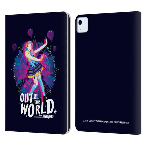 Just Dance Artwork Compositions Out Of This World Leather Book Wallet Case Cover For Apple iPad Air 2020 / 2022