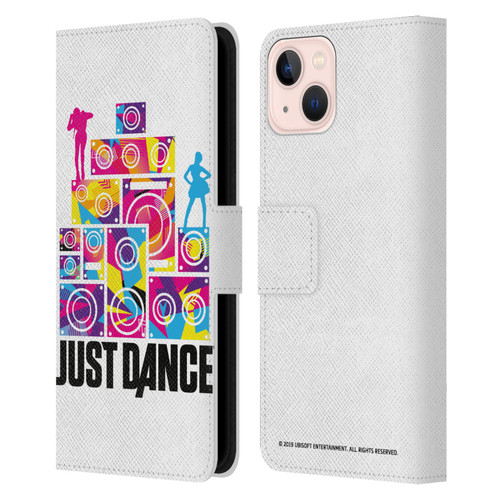 Just Dance Artwork Compositions Silhouette 4 Leather Book Wallet Case Cover For Apple iPhone 13