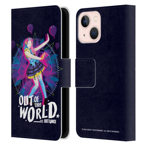 Just Dance Artwork Compositions Out Of This World Leather Book Wallet Case Cover For Apple iPhone 13 Mini
