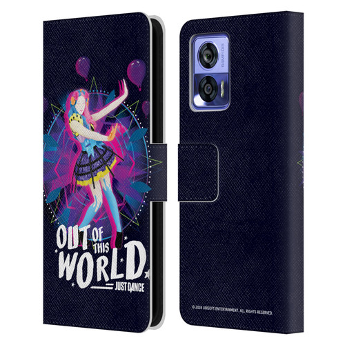 Just Dance Artwork Compositions Out Of This World Leather Book Wallet Case Cover For Motorola Edge 30 Neo 5G