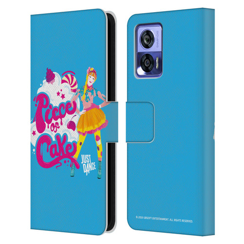 Just Dance Artwork Compositions Piece Of Cake Leather Book Wallet Case Cover For Motorola Edge 30 Neo 5G