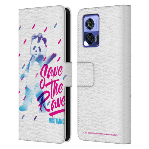Just Dance Artwork Compositions Save The Rave Leather Book Wallet Case Cover For Motorola Edge 30 Neo 5G