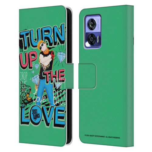 Just Dance Artwork Compositions Drop The Beat Leather Book Wallet Case Cover For Motorola Edge 30 Neo 5G