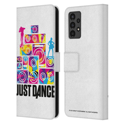Just Dance Artwork Compositions Silhouette 4 Leather Book Wallet Case Cover For Samsung Galaxy A13 (2022)