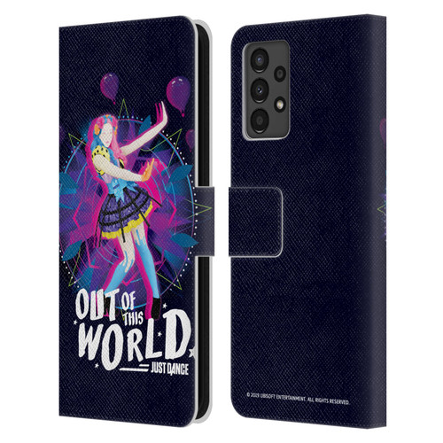 Just Dance Artwork Compositions Out Of This World Leather Book Wallet Case Cover For Samsung Galaxy A13 (2022)