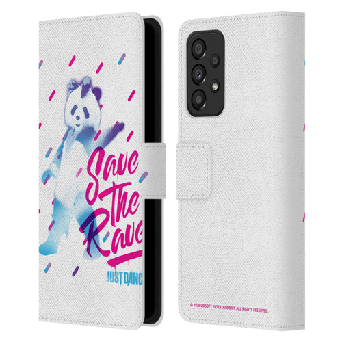 Just Dance Artwork Compositions Save The Rave Leather Book Wallet Case Cover For Samsung Galaxy A33 5G (2022)