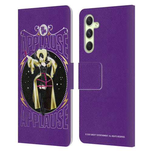 Just Dance Artwork Compositions Applause Leather Book Wallet Case Cover For Samsung Galaxy A54 5G