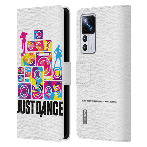 Just Dance Artwork Compositions Silhouette 4 Leather Book Wallet Case Cover For Xiaomi 12T Pro