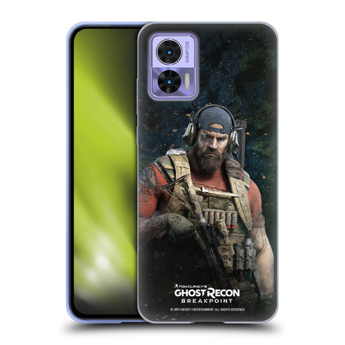 Tom Clancy's Ghost Recon Breakpoint Character Art Nomad Soft Gel Case for Motorola Edge 30 Neo 5G