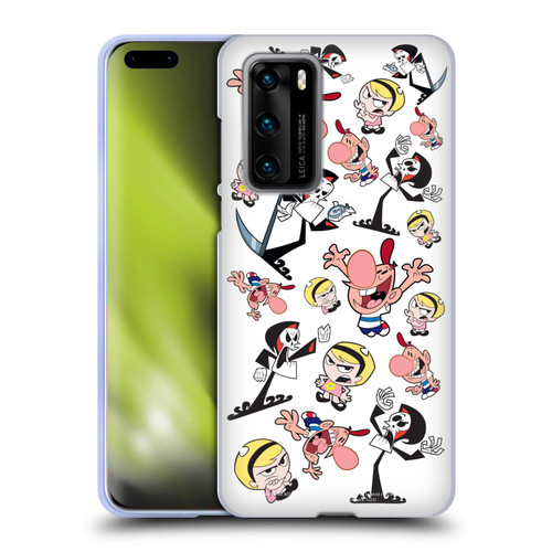 The Grim Adventures of Billy & Mandy Graphics Icons Soft Gel Case for Huawei P40 5G