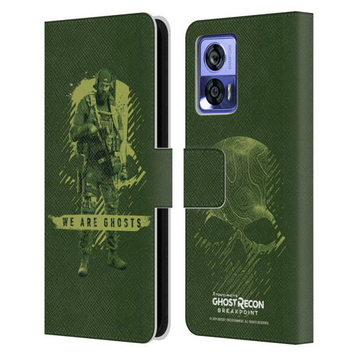 Tom Clancy's Ghost Recon Breakpoint Graphics We Are Ghosts Leather Book Wallet Case Cover For Motorola Edge 30 Neo 5G