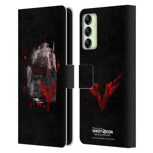 Tom Clancy's Ghost Recon Breakpoint Graphics Wolves Leather Book Wallet Case Cover For Samsung Galaxy A14 5G