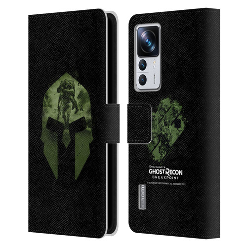 Tom Clancy's Ghost Recon Breakpoint Graphics Nomad Logo Leather Book Wallet Case Cover For Xiaomi 12T Pro
