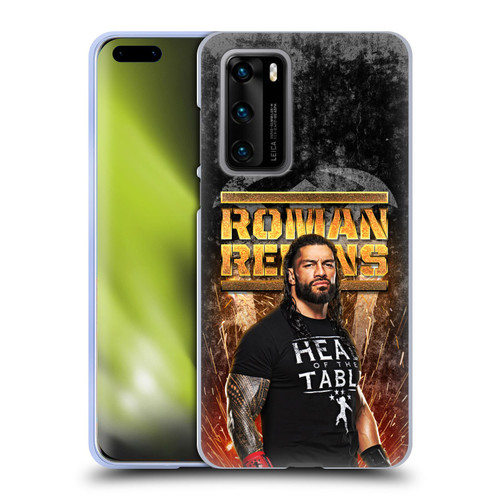 WWE Roman Reigns Grunge Soft Gel Case for Huawei P40 5G