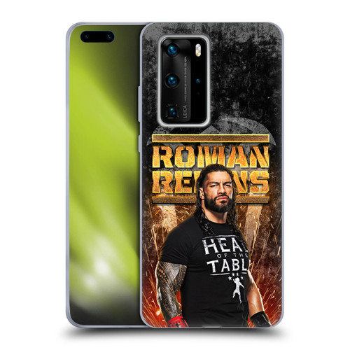 WWE Roman Reigns Grunge Soft Gel Case for Huawei P40 Pro / P40 Pro Plus 5G