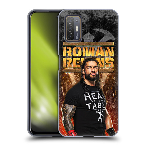 WWE Roman Reigns Grunge Soft Gel Case for HTC Desire 21 Pro 5G