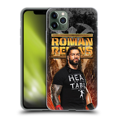 WWE Roman Reigns Grunge Soft Gel Case for Apple iPhone 11 Pro Max