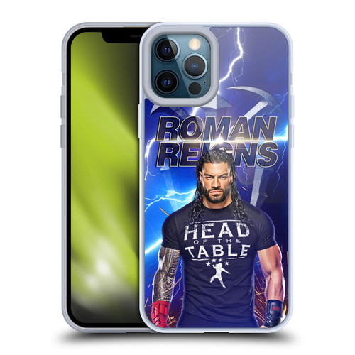 WWE Roman Reigns Lightning Soft Gel Case for Apple iPhone 12 Pro Max & MagSafe
