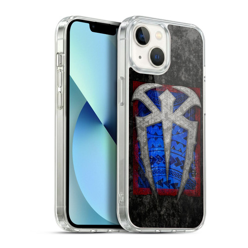 WWE Roman Reigns Distressed Logo Soft Gel Case for Apple iPhone 13