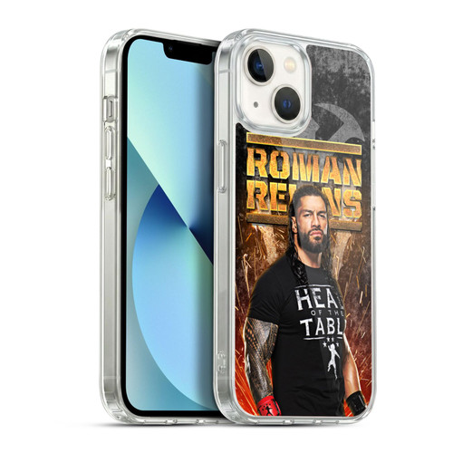 WWE Roman Reigns Grunge Soft Gel Case for Apple iPhone 13