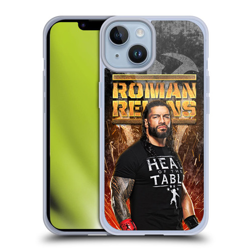 WWE Roman Reigns Grunge Soft Gel Case for Apple iPhone 14