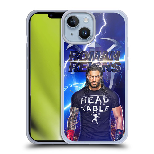 WWE Roman Reigns Lightning Soft Gel Case for Apple iPhone 14 & MagSafe