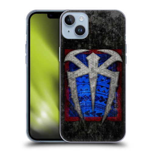 WWE Roman Reigns Distressed Logo Soft Gel Case for Apple iPhone 14 Plus