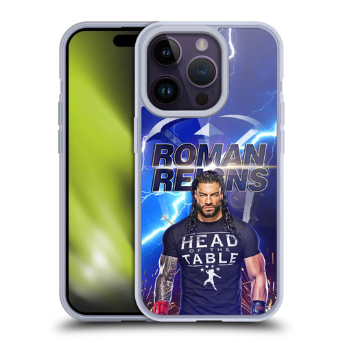 WWE Roman Reigns Lightning Soft Gel Case for Apple iPhone 14 Pro & MagSafe