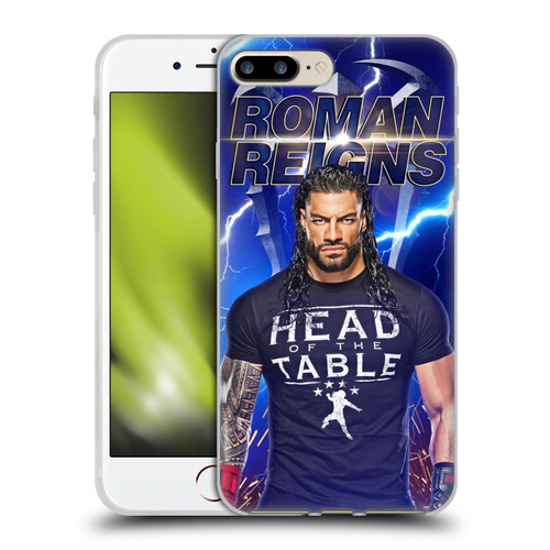 WWE Roman Reigns Lightning Soft Gel Case for Apple iPhone 7 Plus / iPhone 8 Plus