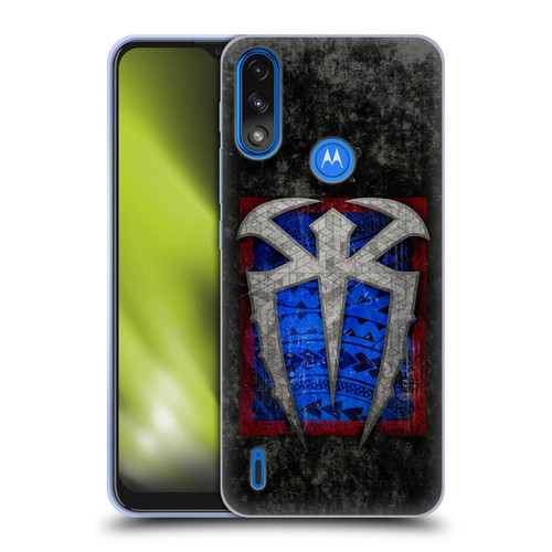 WWE Roman Reigns Distressed Logo Soft Gel Case for Motorola Moto E7 Power / Moto E7i Power