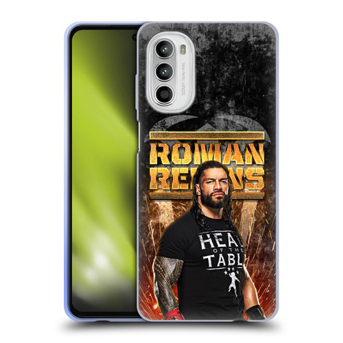 WWE Roman Reigns Grunge Soft Gel Case for Motorola Moto G52
