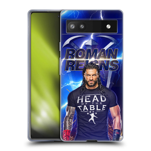 WWE Roman Reigns Lightning Soft Gel Case for Google Pixel 6a