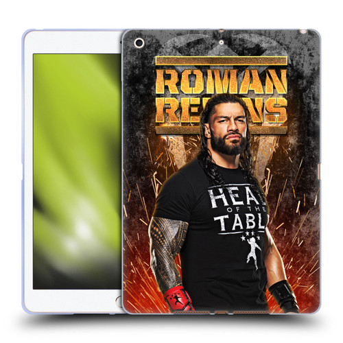 WWE Roman Reigns Grunge Soft Gel Case for Apple iPad 10.2 2019/2020/2021