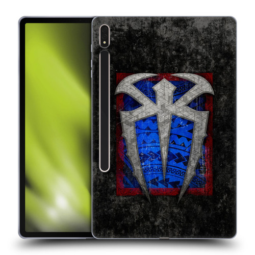 WWE Roman Reigns Distressed Logo Soft Gel Case for Samsung Galaxy Tab S8 Plus