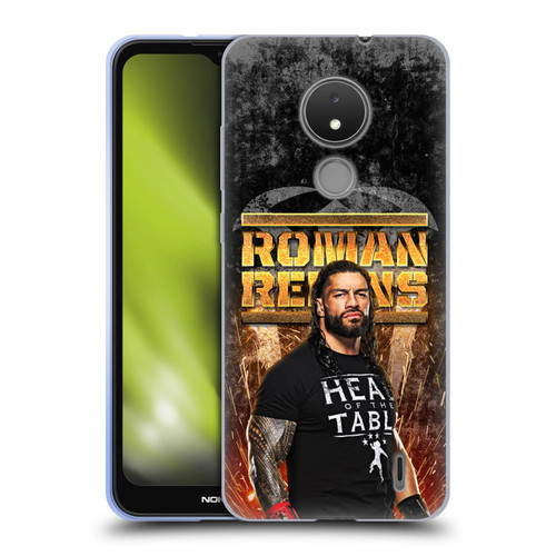 WWE Roman Reigns Grunge Soft Gel Case for Nokia C21