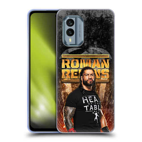 WWE Roman Reigns Grunge Soft Gel Case for Nokia X30