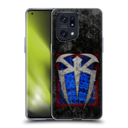 WWE Roman Reigns Distressed Logo Soft Gel Case for OPPO Find X5 Pro