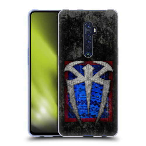 WWE Roman Reigns Distressed Logo Soft Gel Case for OPPO Reno 2