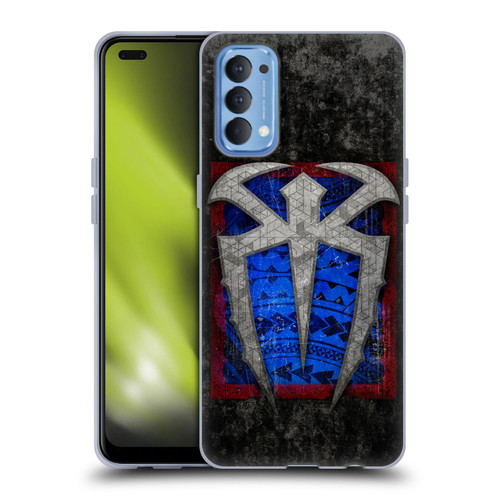 WWE Roman Reigns Distressed Logo Soft Gel Case for OPPO Reno 4 5G