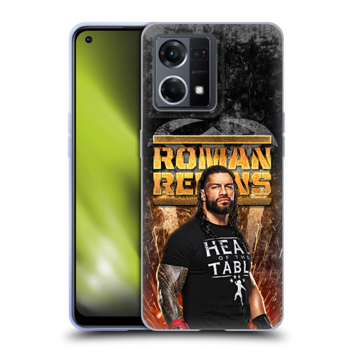 WWE Roman Reigns Grunge Soft Gel Case for OPPO Reno8 4G