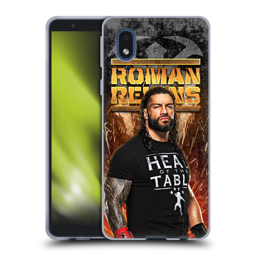 WWE Roman Reigns Grunge Soft Gel Case for Samsung Galaxy A01 Core (2020)