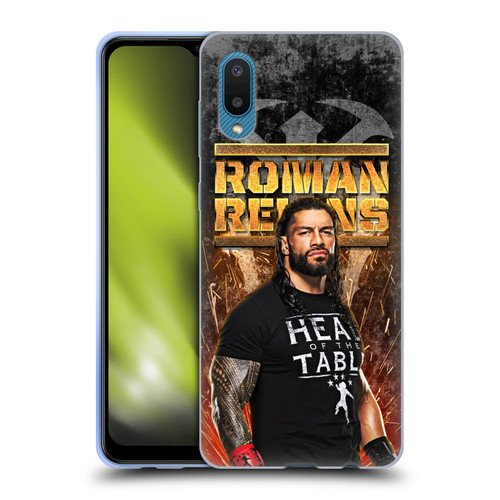 WWE Roman Reigns Grunge Soft Gel Case for Samsung Galaxy A02/M02 (2021)