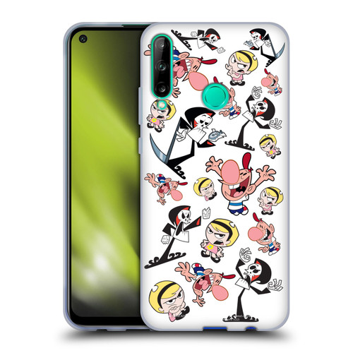 The Grim Adventures of Billy & Mandy Graphics Icons Soft Gel Case for Huawei P40 lite E