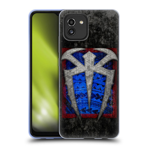 WWE Roman Reigns Distressed Logo Soft Gel Case for Samsung Galaxy A03 (2021)