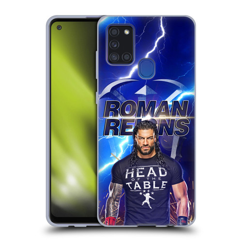 WWE Roman Reigns Lightning Soft Gel Case for Samsung Galaxy A21s (2020)